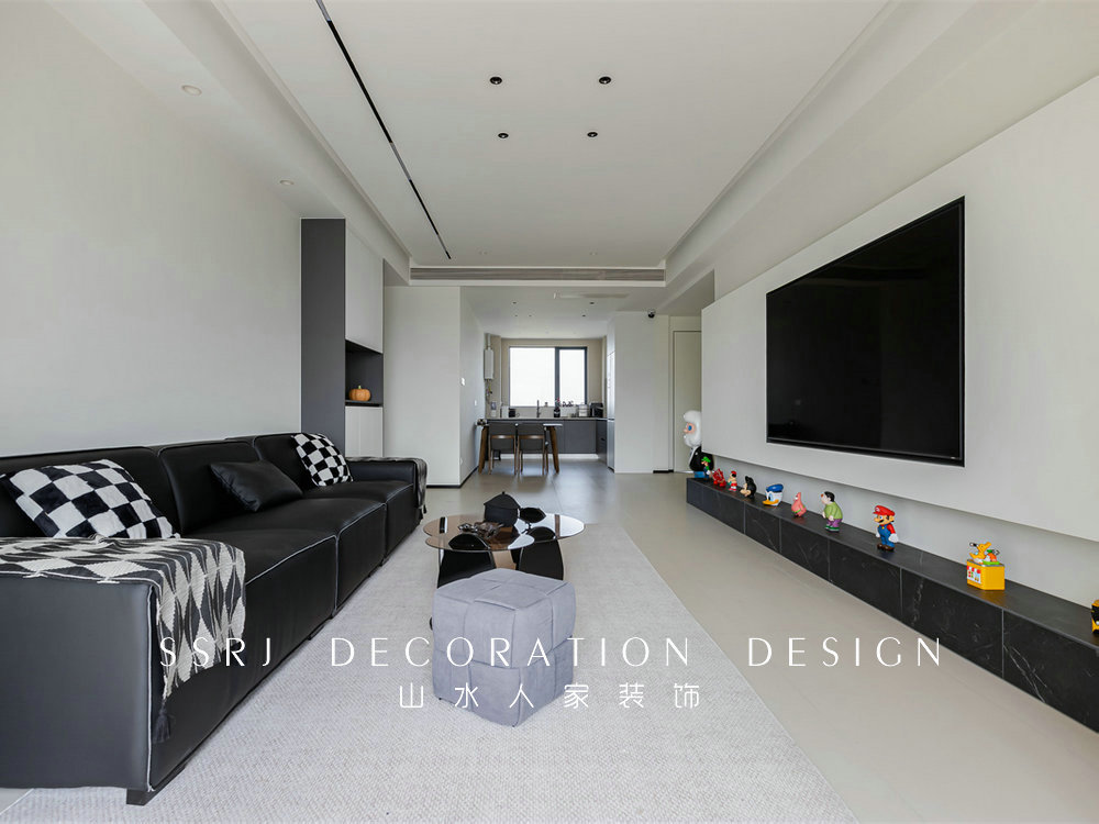 詠梅苑120平現(xiàn)代風格裝修效果圖