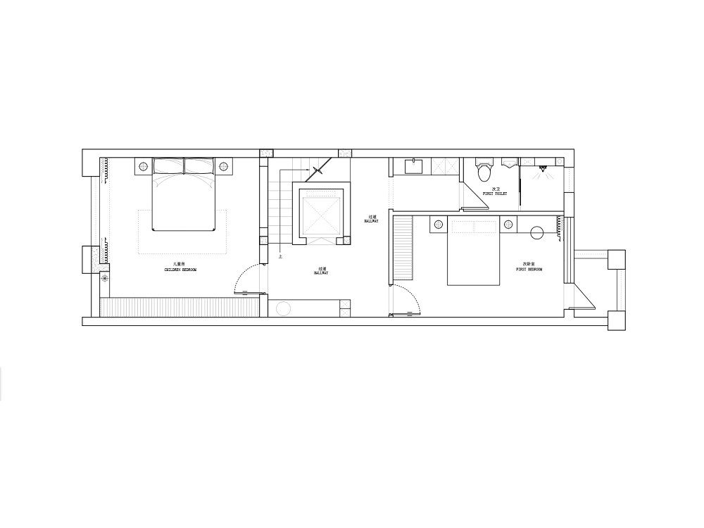 綠地中央廣場320平現(xiàn)代風格裝修效果圖