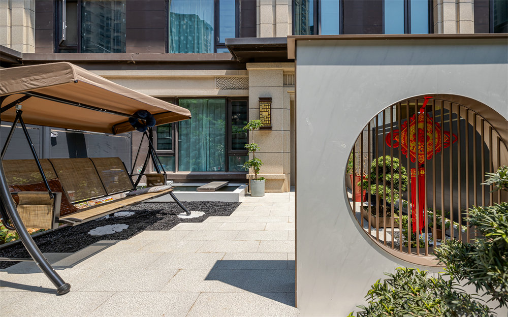 建發(fā)金茂璽悅別墅310平新中式風格裝修效果圖