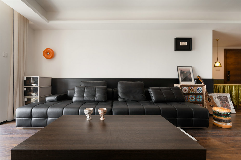 萬科城花璟苑90平復古風格裝修效果圖