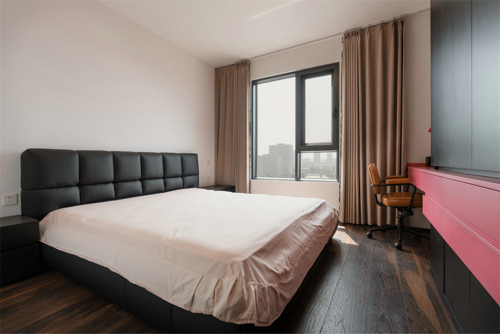 萬科城花璟苑90平復古風格裝修效果圖