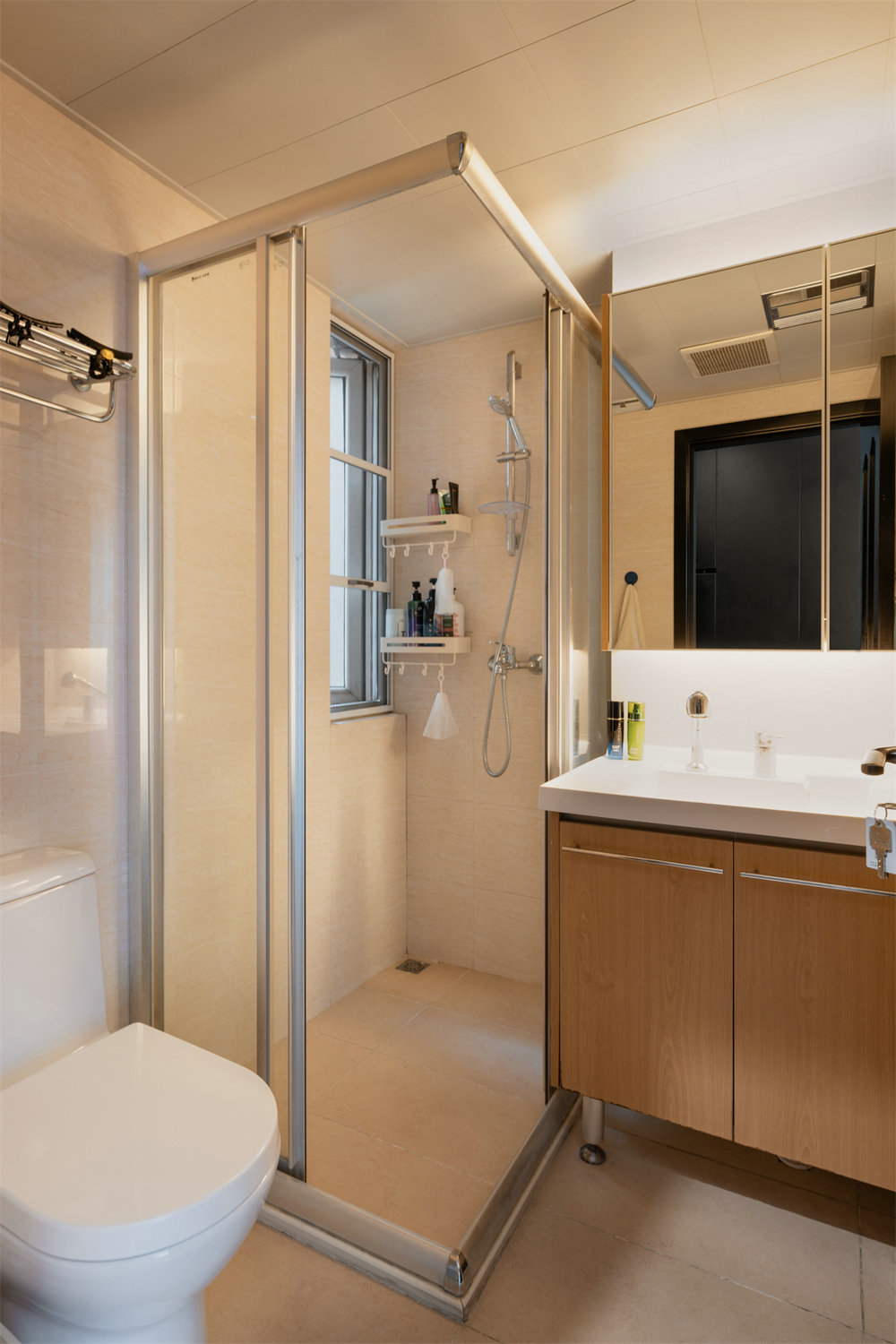 萬科城花璟苑90平復古風格裝修效果圖