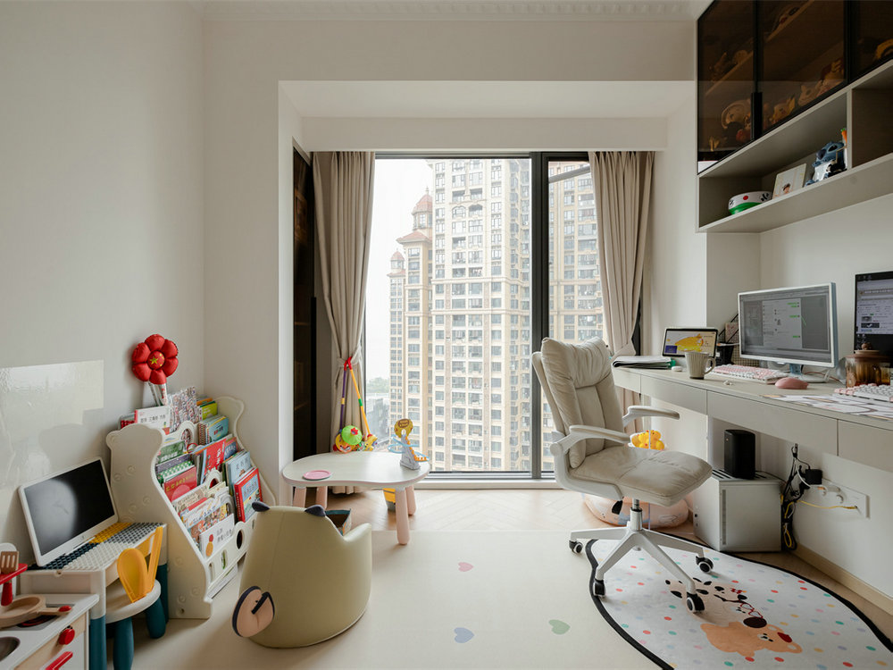 臨江府127平法式奶油風(fēng)格裝修效果圖