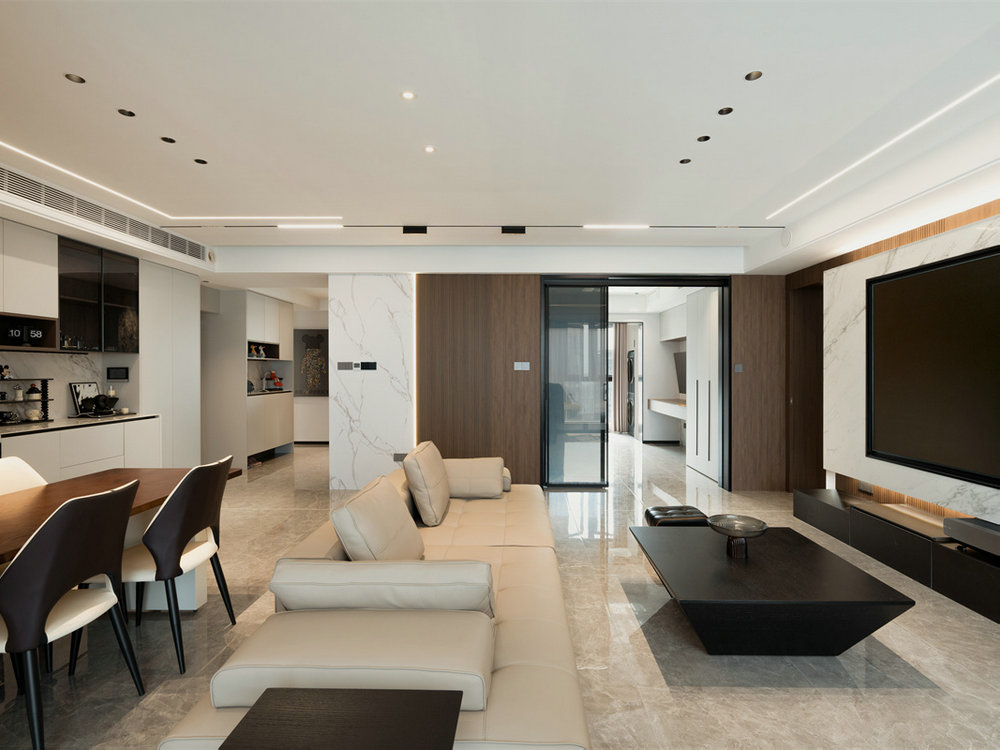 青山樽197平現(xiàn)代風(fēng)格裝修效果圖