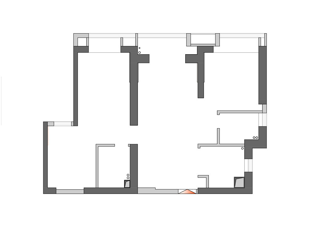 星譽國際云居127平現(xiàn)代奶油風格裝修效果圖