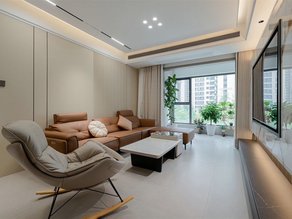 中建大公館116平現(xiàn)代風格裝修效果圖