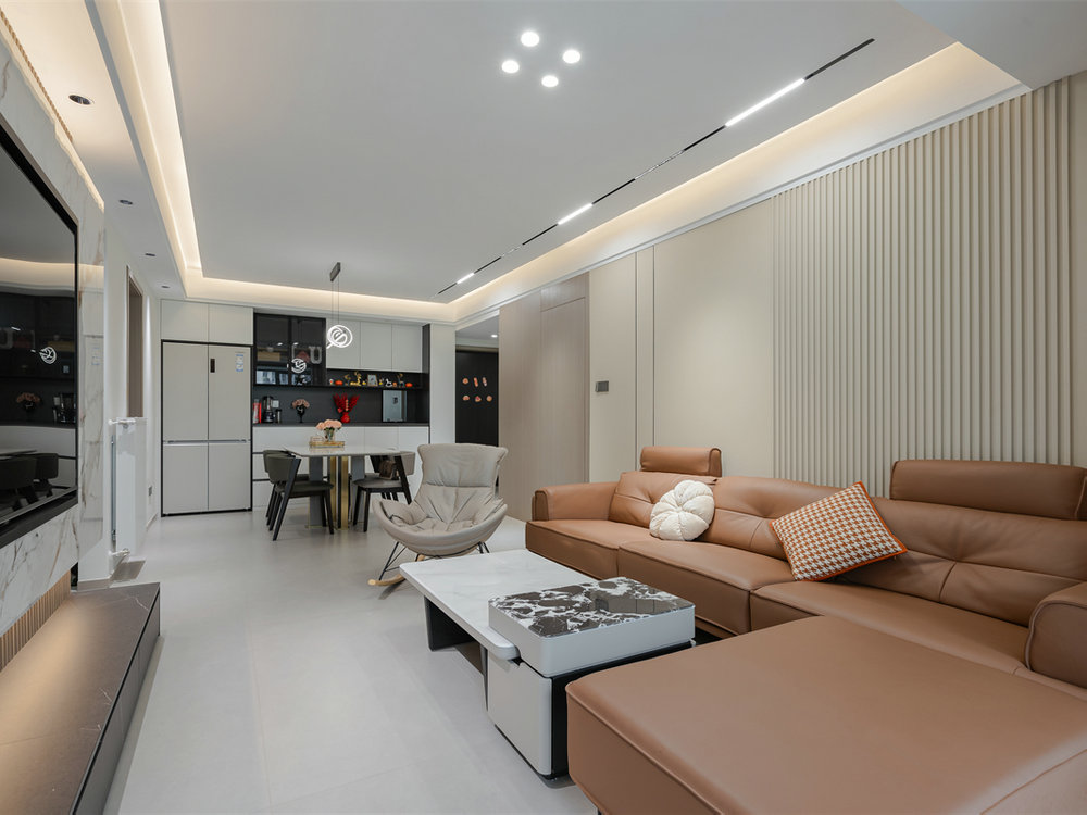 中建大公館116平現(xiàn)代風格裝修效果圖