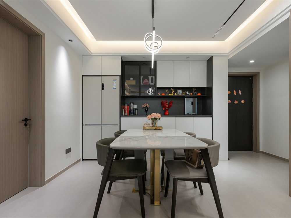 中建大公館116平現(xiàn)代風格裝修效果圖