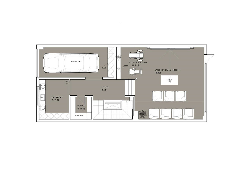 長源假日港灣別墅現(xiàn)代美式風(fēng)格別墅裝修效果圖