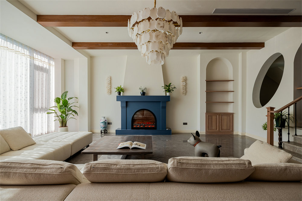 長源假日港灣別墅現(xiàn)代美式風(fēng)格別墅裝修效果圖