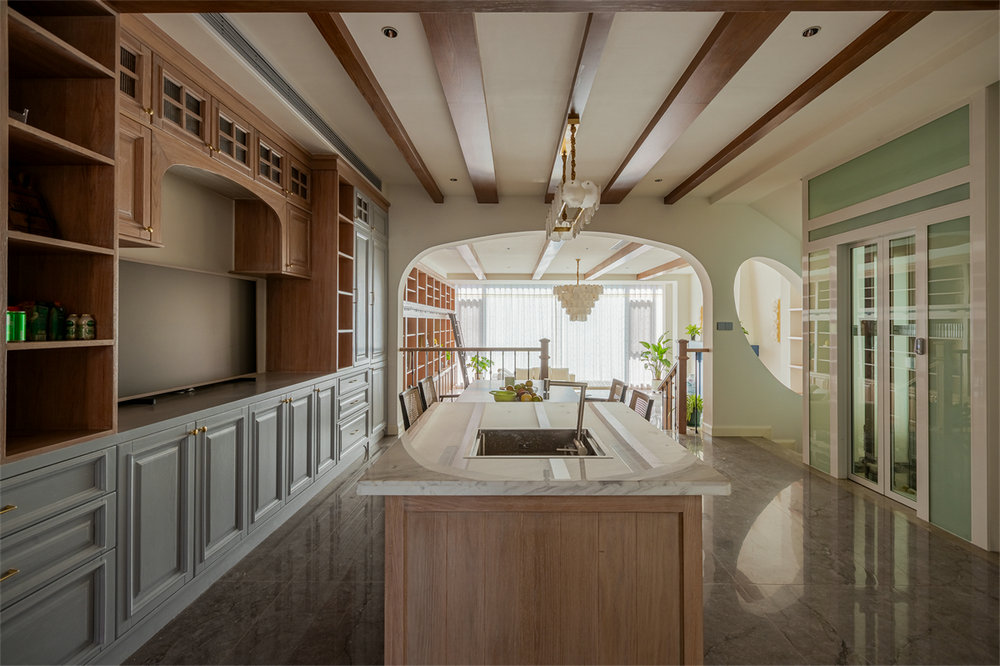 長源假日港灣別墅現(xiàn)代美式風(fēng)格別墅裝修效果圖