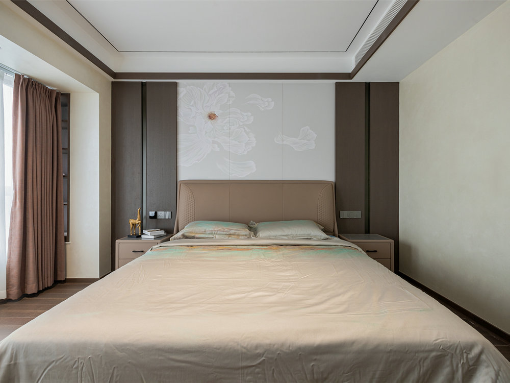 金沙泊岸220平新中式風(fēng)格裝修效果圖