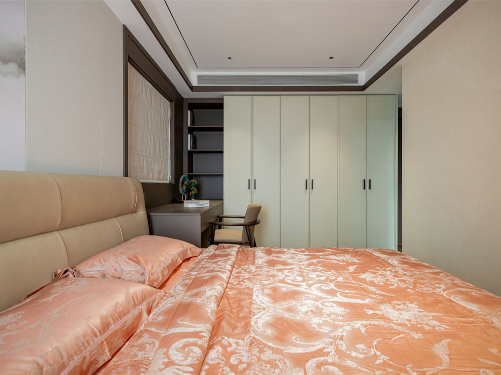 金沙泊岸220平新中式風(fēng)格裝修效果圖