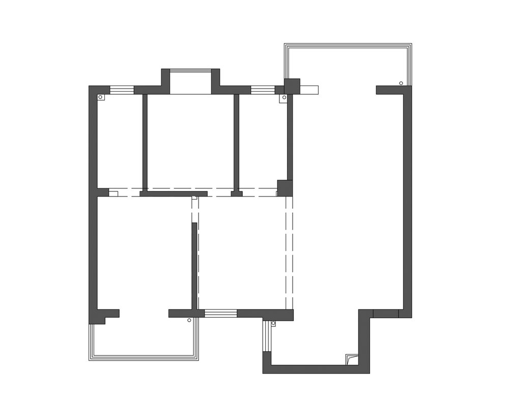 友誼國(guó)際沙湖苑121平現(xiàn)代風(fēng)格裝修效果圖