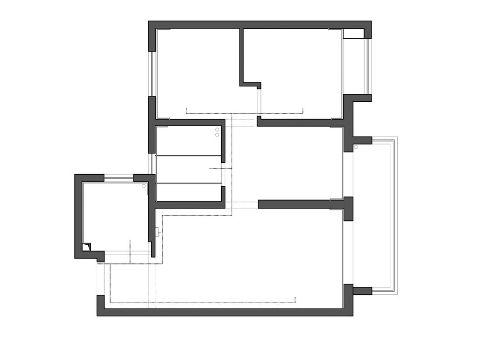 中建大公館101平現(xiàn)代風(fēng)格裝修效果圖