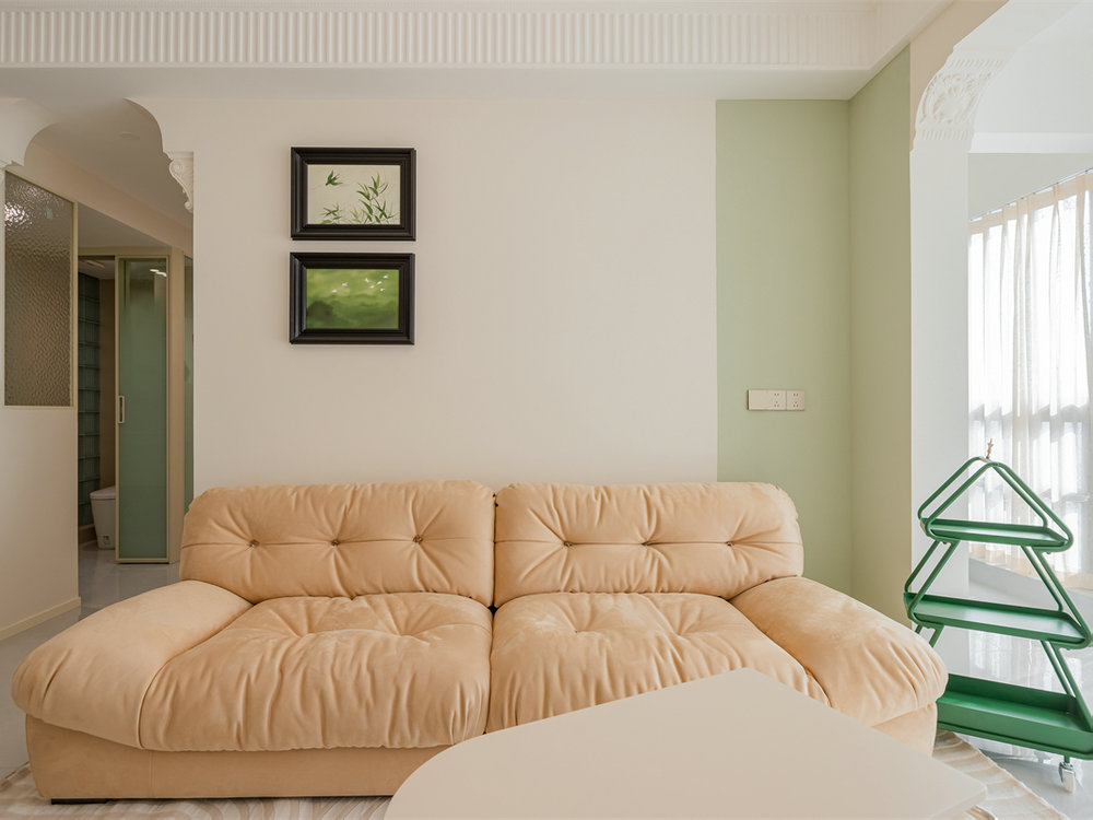 中建大公館103平法式風(fēng)格裝修效果圖