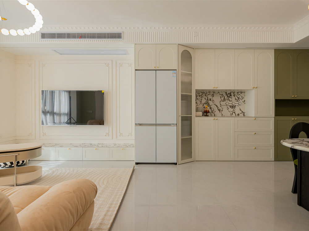 中建大公館103平法式風(fēng)格裝修效果圖