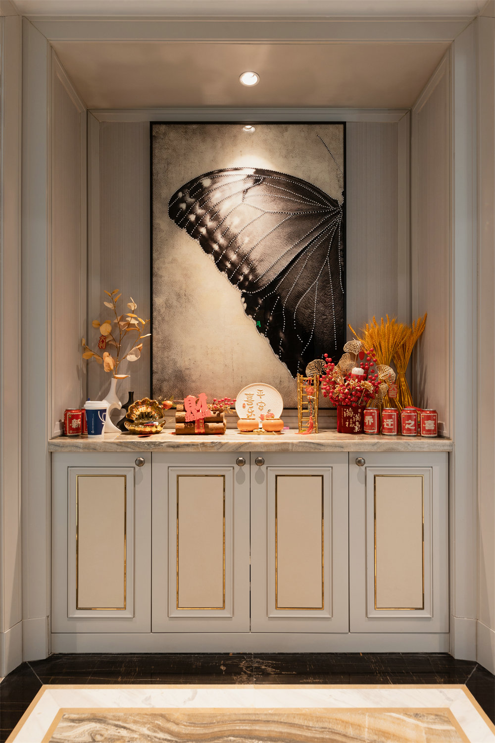 中海萬松九里270平港式輕奢風裝修效果圖