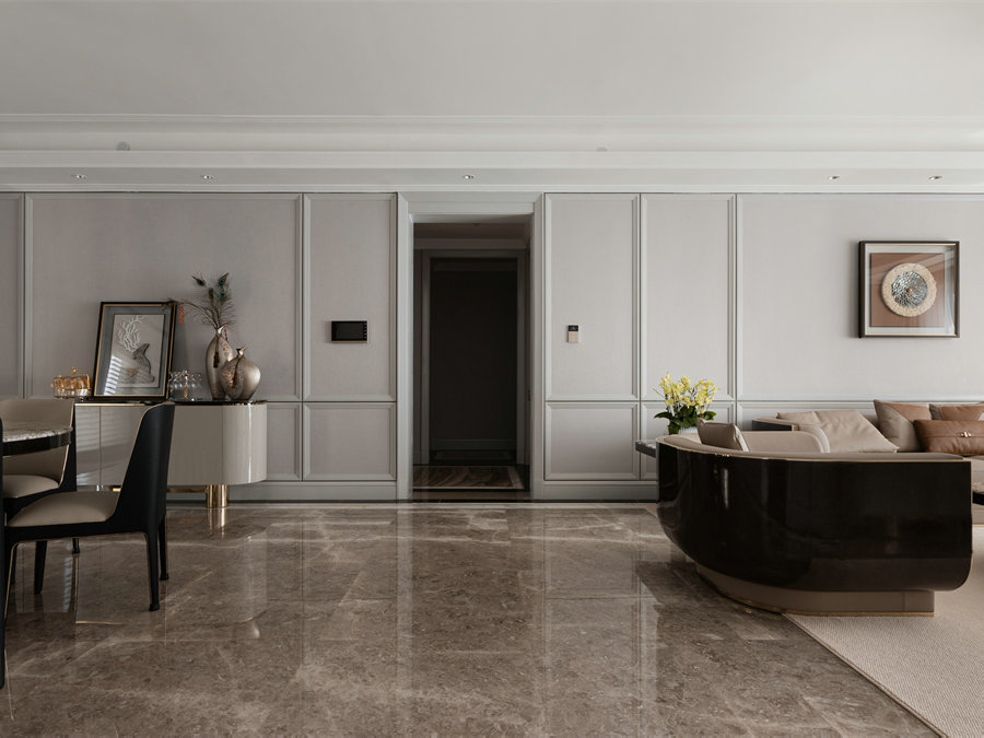 中海萬松九里270平港式輕奢風裝修效果圖