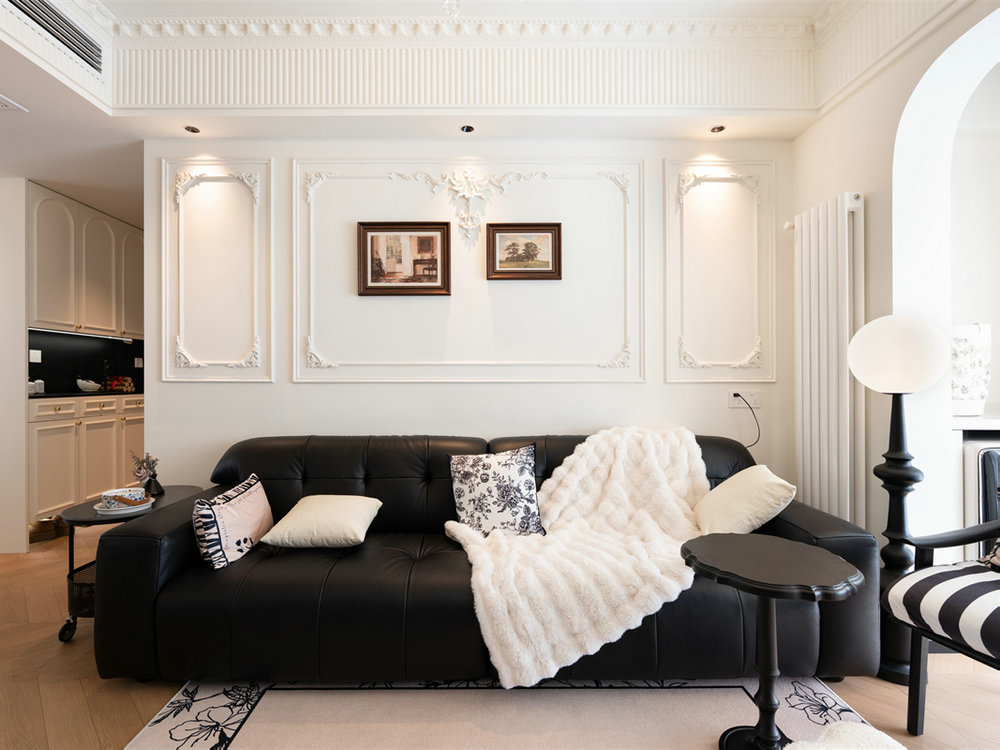 廣電光谷家三區(qū)91平法式復(fù)古風(fēng)格裝修效果圖