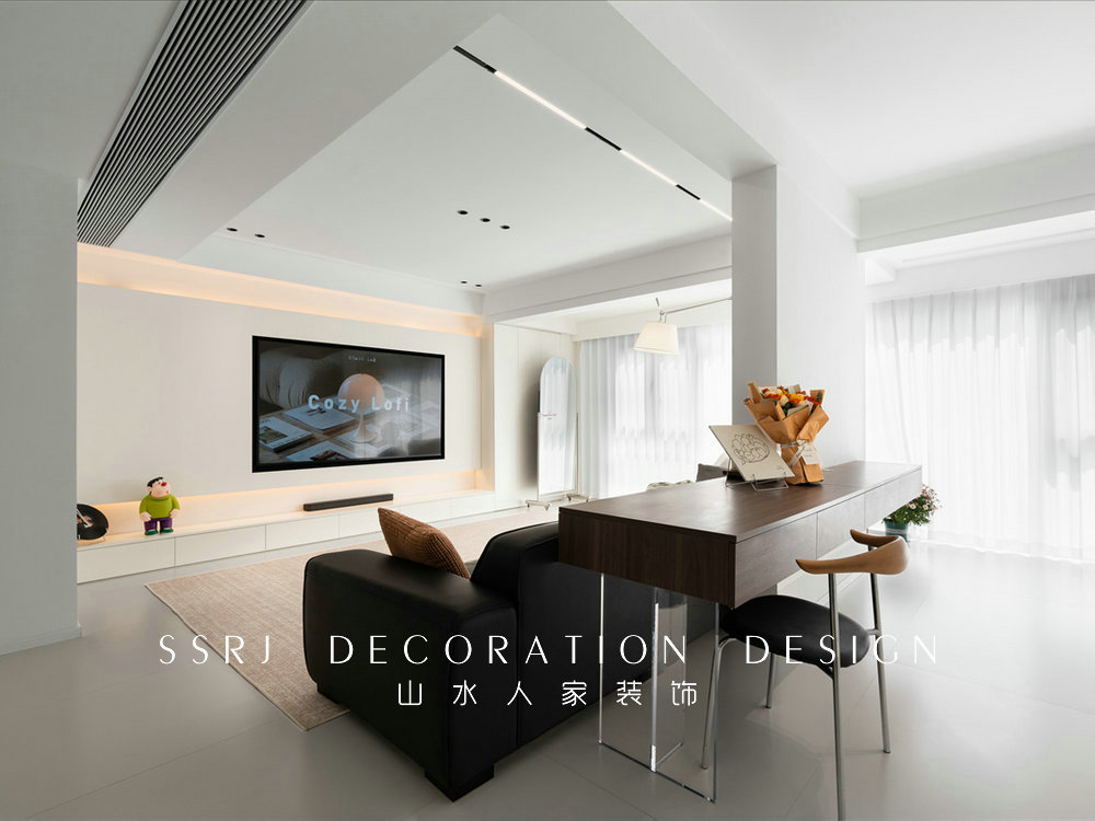 長(zhǎng)投綠城蘭園138平簡(jiǎn)約風(fēng)格裝修效果圖