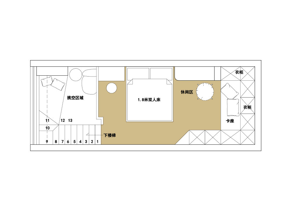 龍湖清能天奕loft現(xiàn)代風(fēng)格裝修效果圖