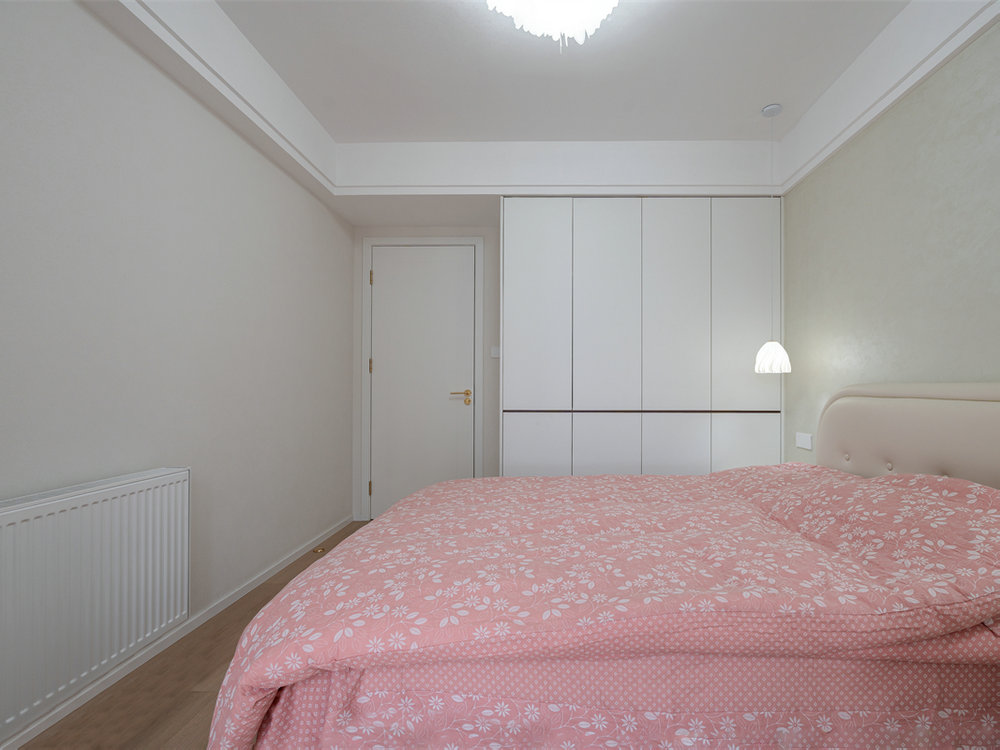 中建鉑公館112平奶油風(fēng)格裝修效果圖