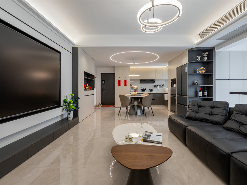 海林廣場(chǎng)123平現(xiàn)代風(fēng)格裝修效果圖