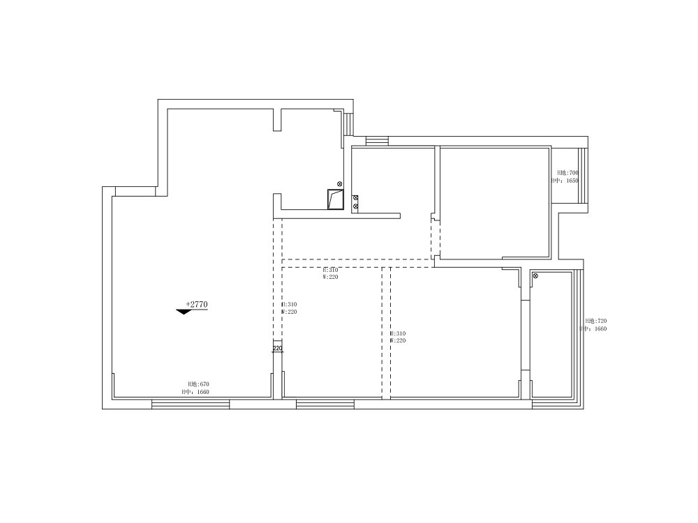 融創(chuàng)95號院95平中古風(fēng)格裝修效果圖