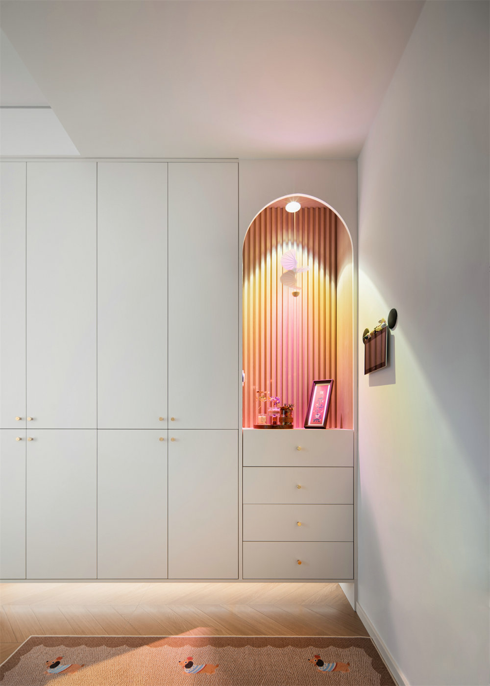 融創(chuàng)95號院95平中古風(fēng)格裝修效果圖