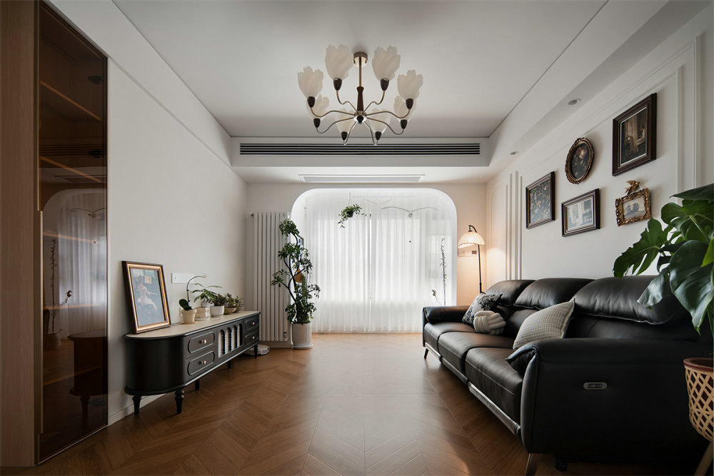 融創(chuàng)95號院95平中古風(fēng)格裝修效果圖