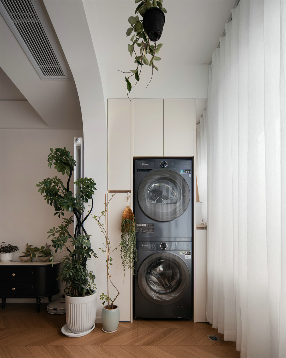 融創(chuàng)95號院95平中古風(fēng)格裝修效果圖