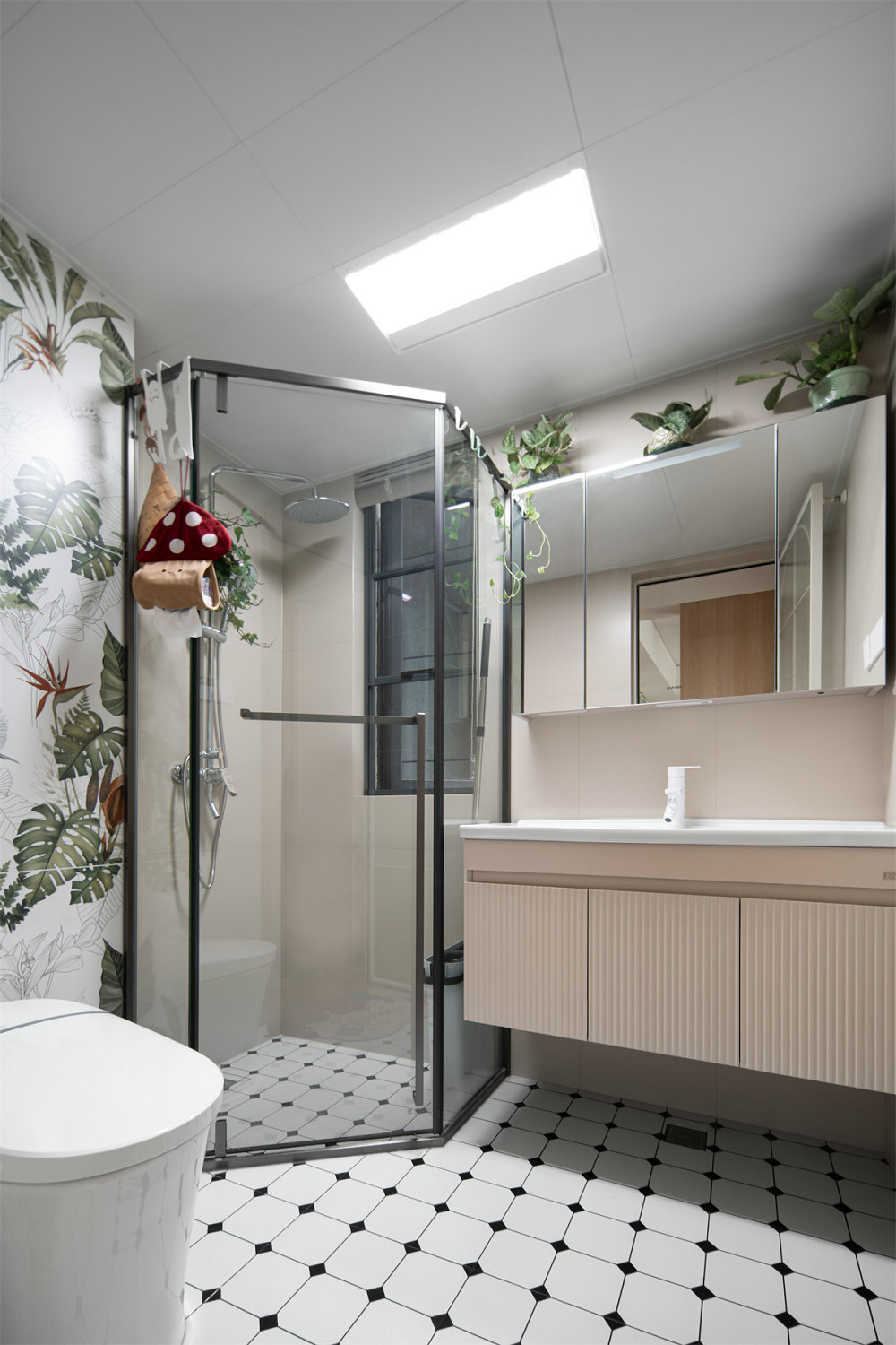 融創(chuàng)95號院95平中古風(fēng)格裝修效果圖