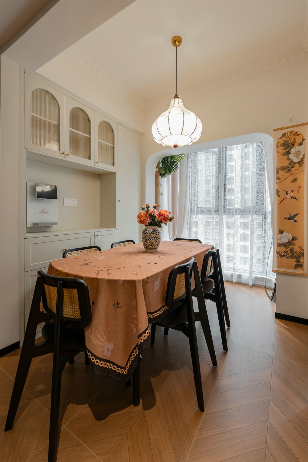 大華鉑金酈府110平中古風(fēng)格裝修效果圖