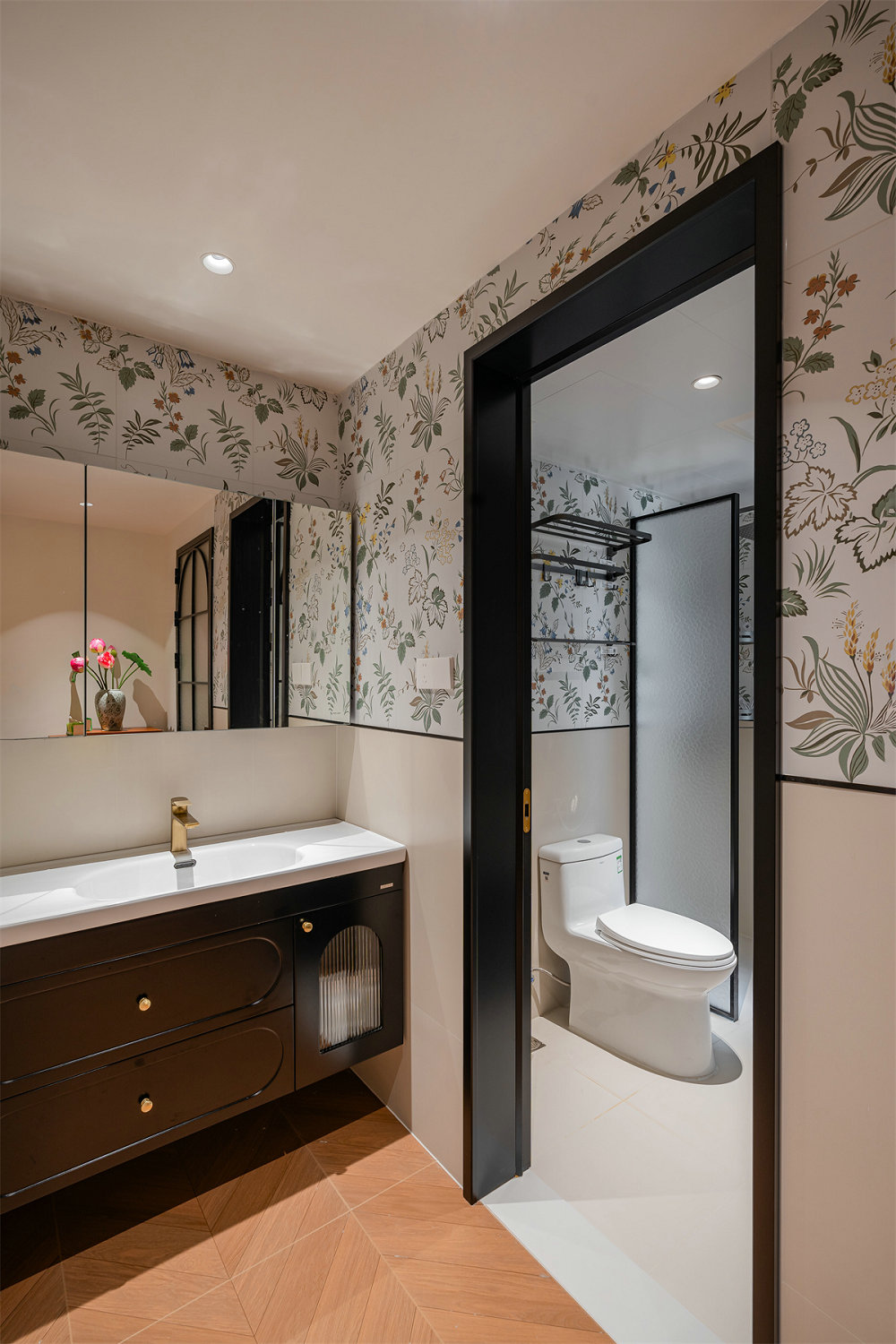 大華鉑金酈府110平中古風(fēng)格裝修效果圖