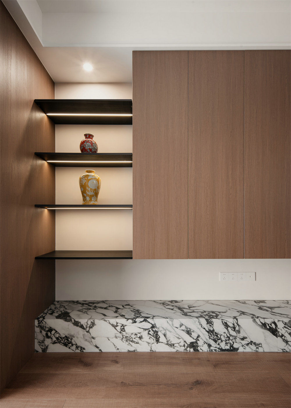 天匯龍城龍桂苑143平中古風(fēng)格裝修效果圖