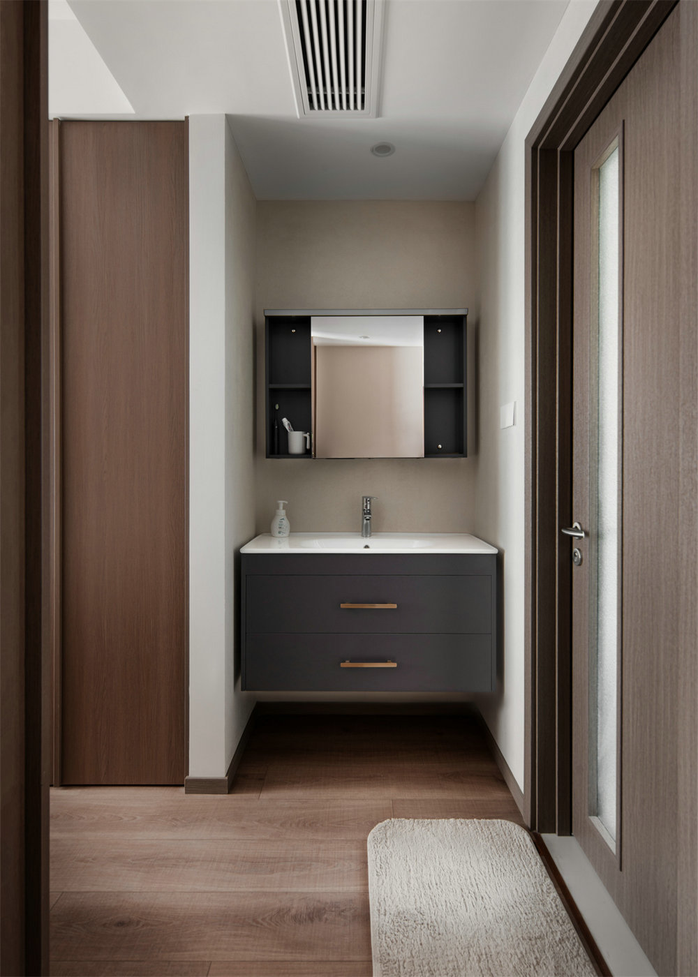 天匯龍城龍桂苑143平中古風(fēng)格裝修效果圖