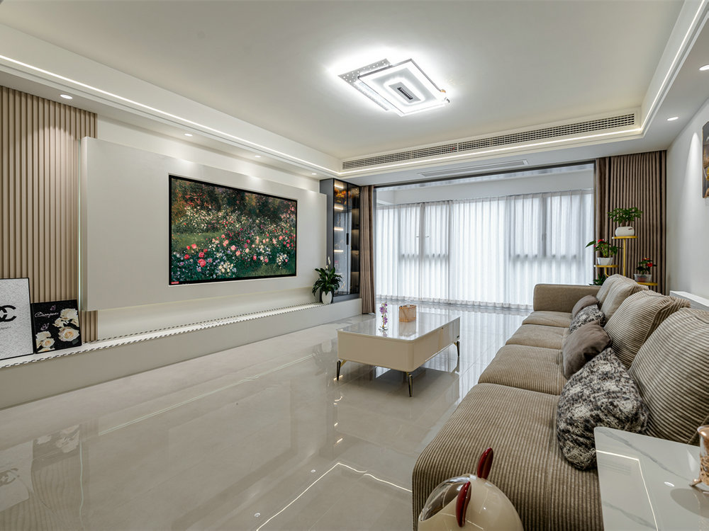 嘉河盛景190平現(xiàn)代風(fēng)格裝修效果圖