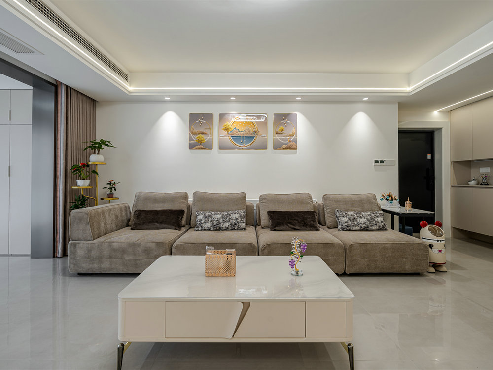 嘉河盛景190平現(xiàn)代風(fēng)格裝修效果圖