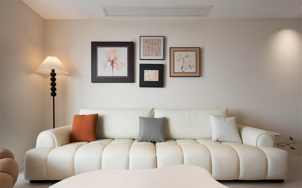 中建閱江府120平奶油風格裝修效果圖