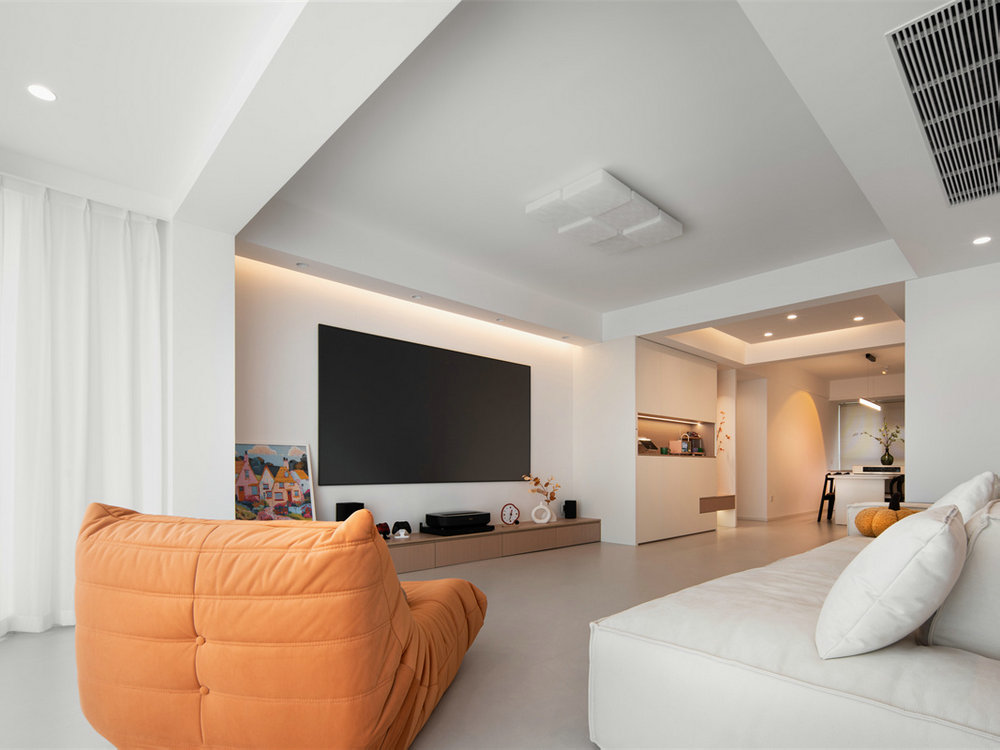 金科和雅東方135平原木奶油風(fēng)裝修效果圖