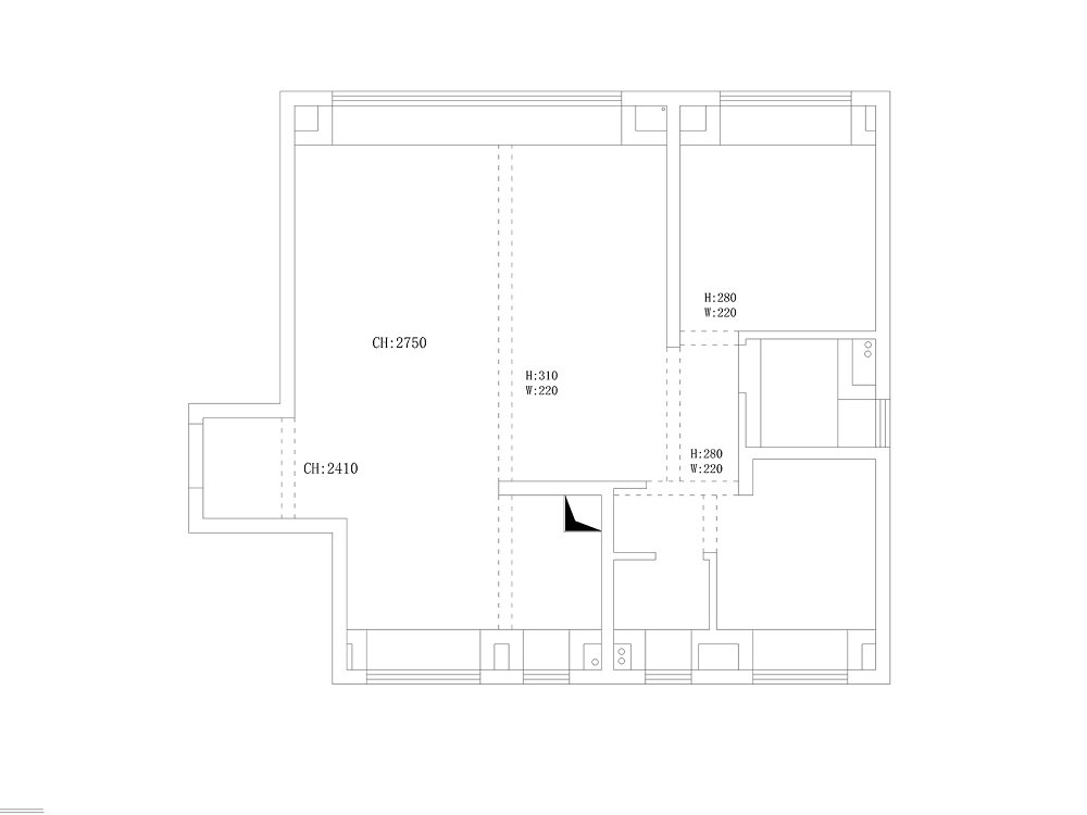 華發(fā)都薈天地117平現(xiàn)代風(fēng)格裝修效果圖