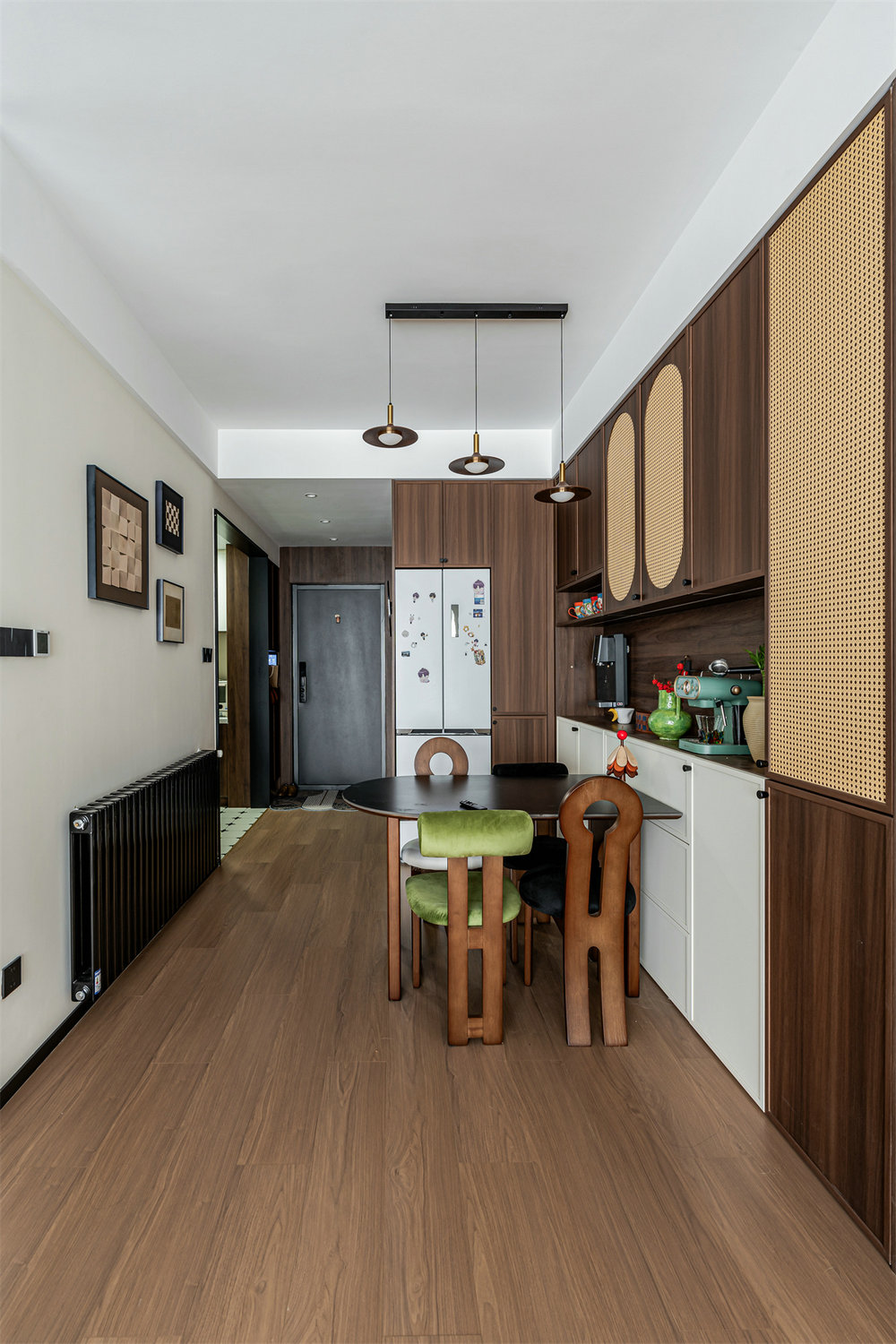 國博城鳳棲居122平中古風格裝修效果圖