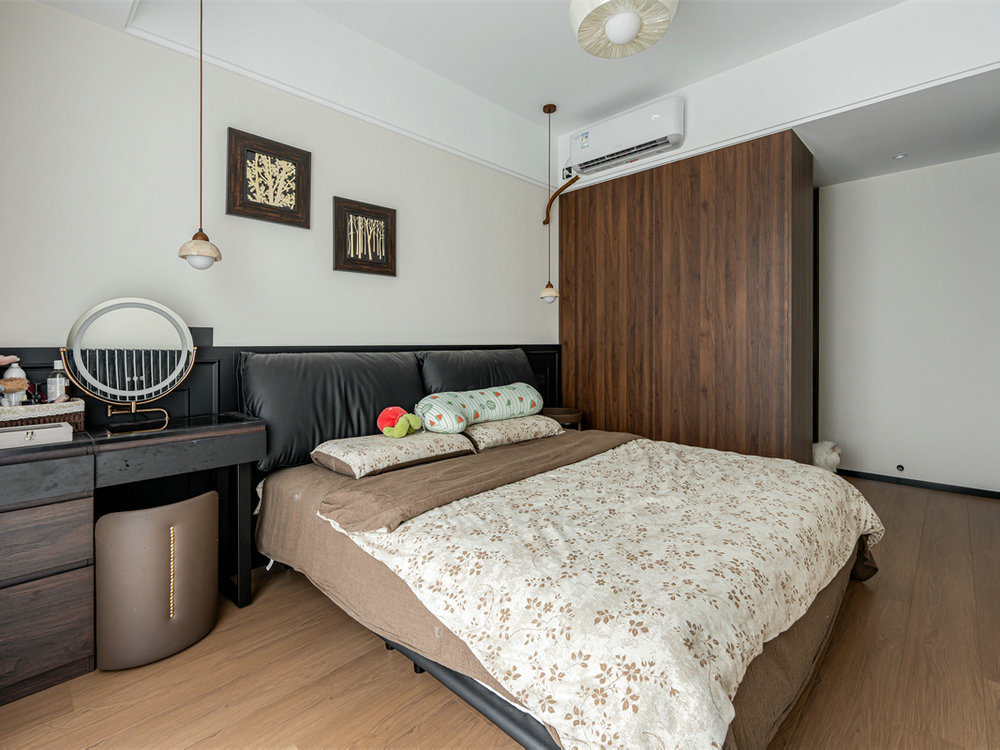 國博城鳳棲居122平中古風格裝修效果圖