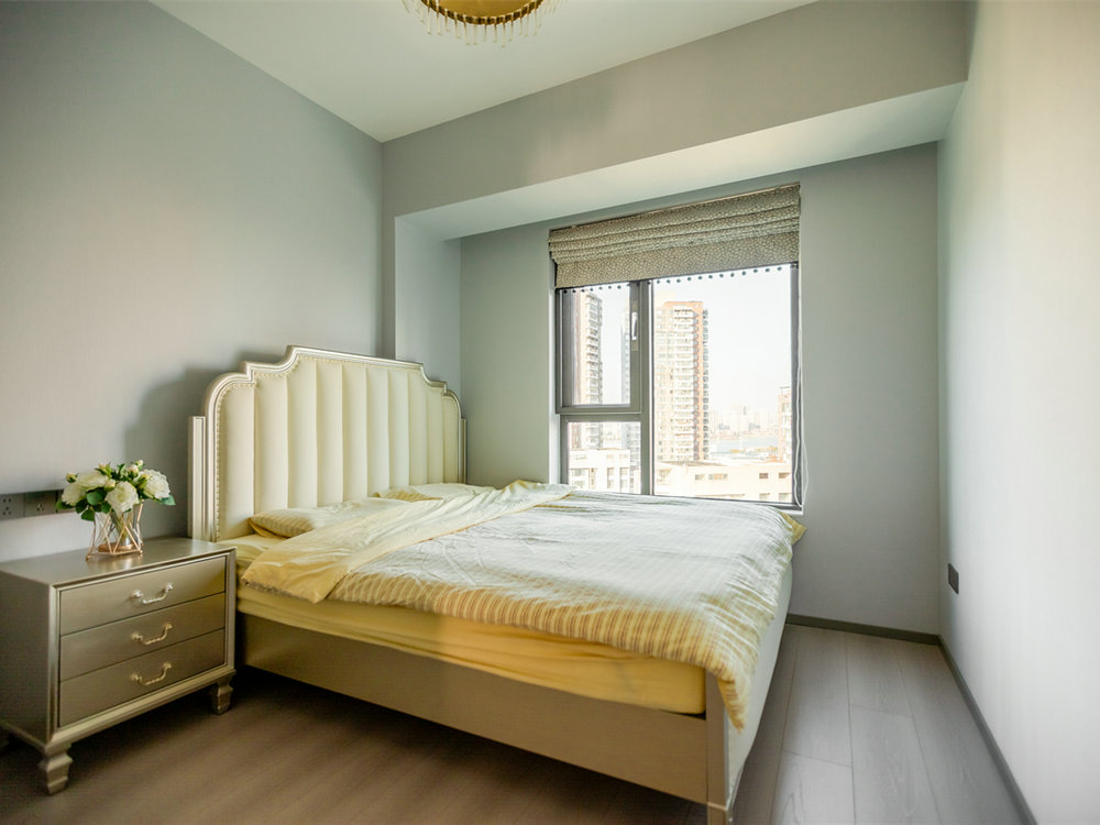 深業(yè)泰云府128平美式風(fēng)格裝修效果圖