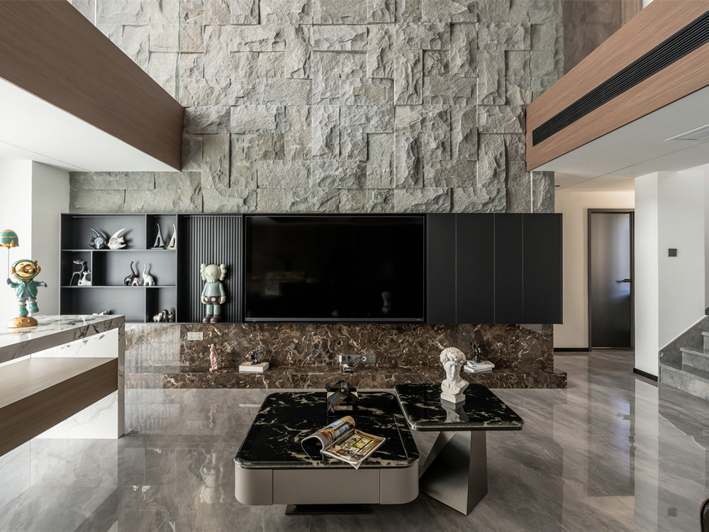 臨空香廷300平現(xiàn)代風(fēng)格裝修效果圖