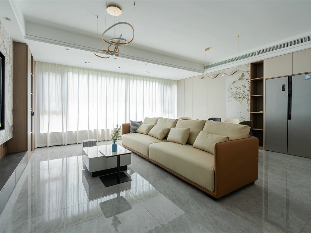 金地長江藝境230平現(xiàn)代輕奢風格裝修效果圖