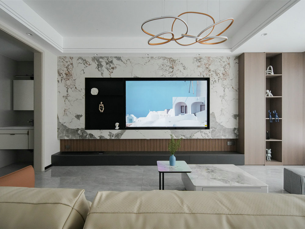 金地長江藝境230平現(xiàn)代輕奢風格裝修效果圖