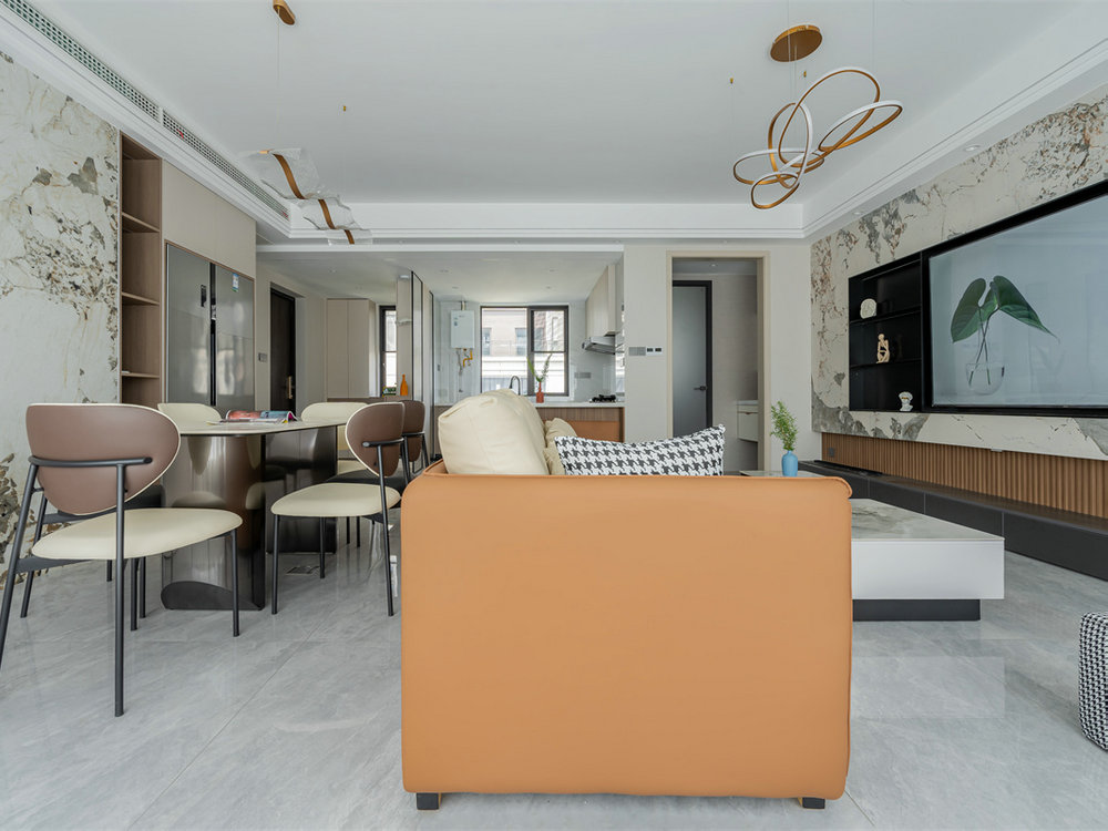 金地長江藝境230平現(xiàn)代輕奢風格裝修效果圖