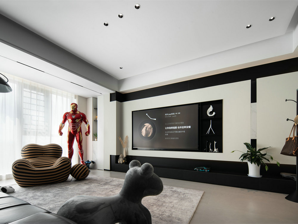 新希望錦粼九里169平現(xiàn)代風(fēng)格疊拼別墅裝修效果圖